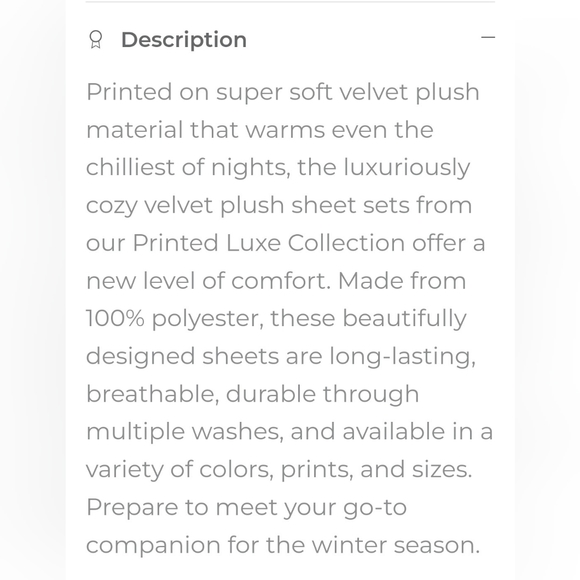 Great bay home queen velvet fleece sheets set - Picture 6 of 6